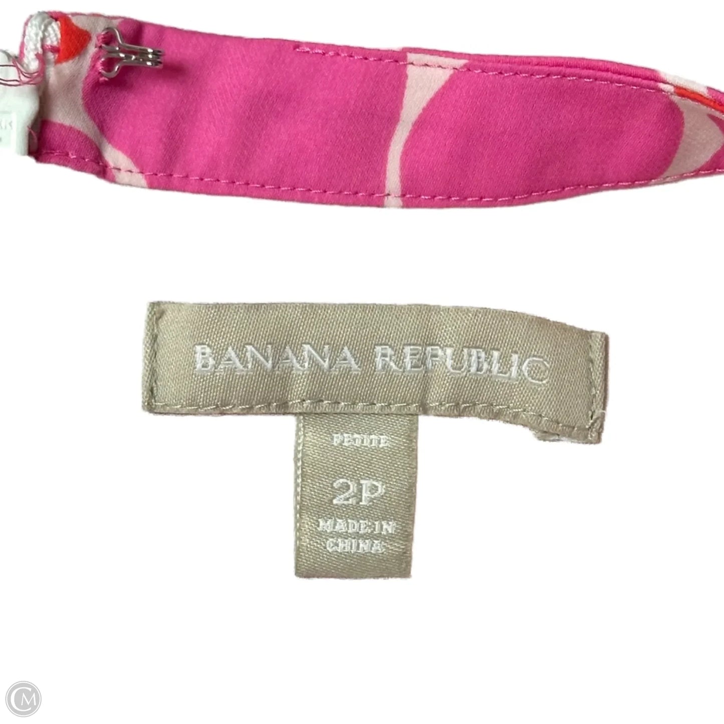 Dress Casual Short By Banana Republic In Orange & Pink, Size: Xs