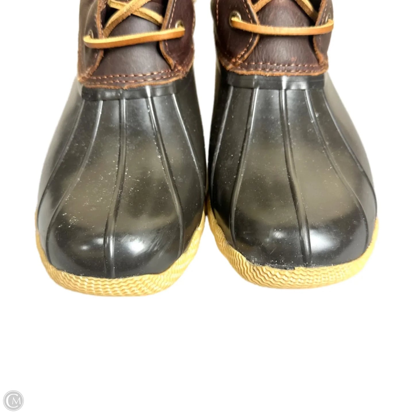 Boots Rain By Sperry In Black & Brown, Size: 9