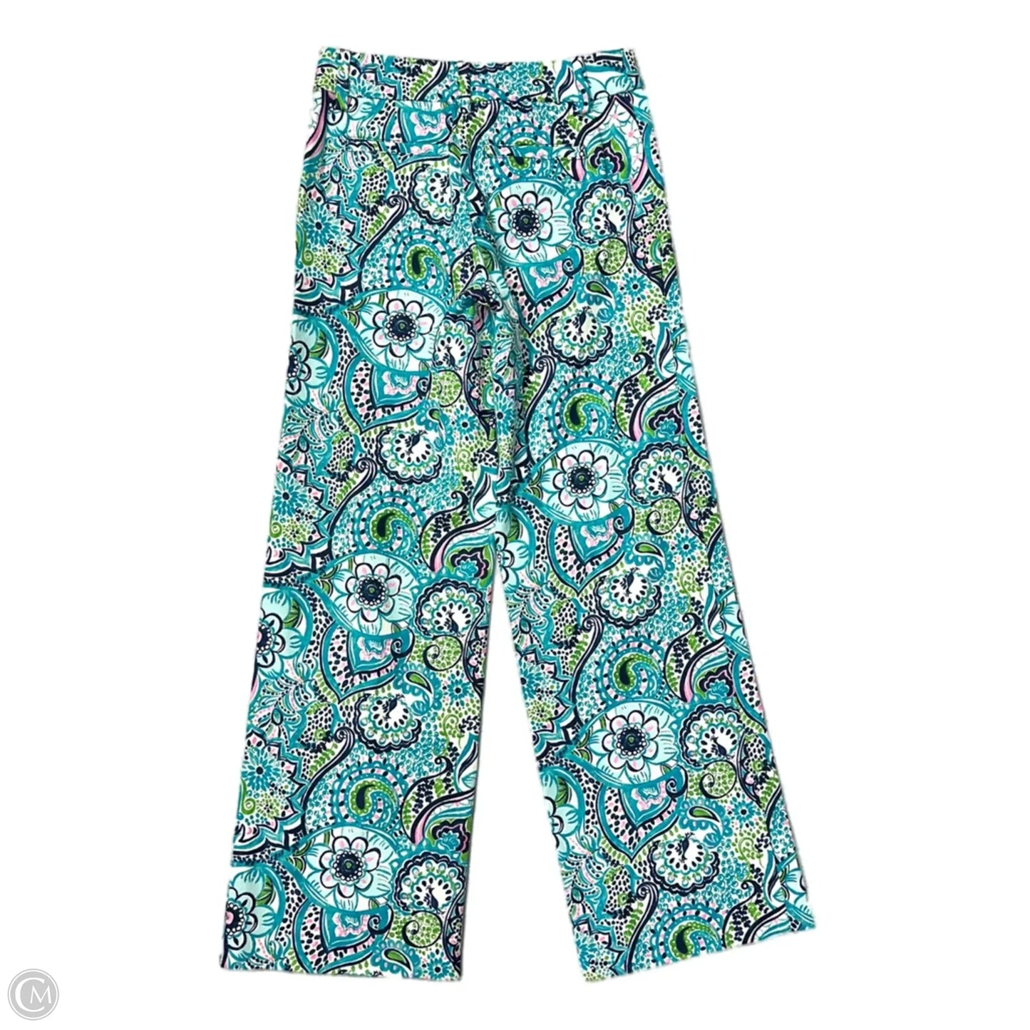 Pants Designer By Lilly Pulitzer In Blue & Green, Size: 2