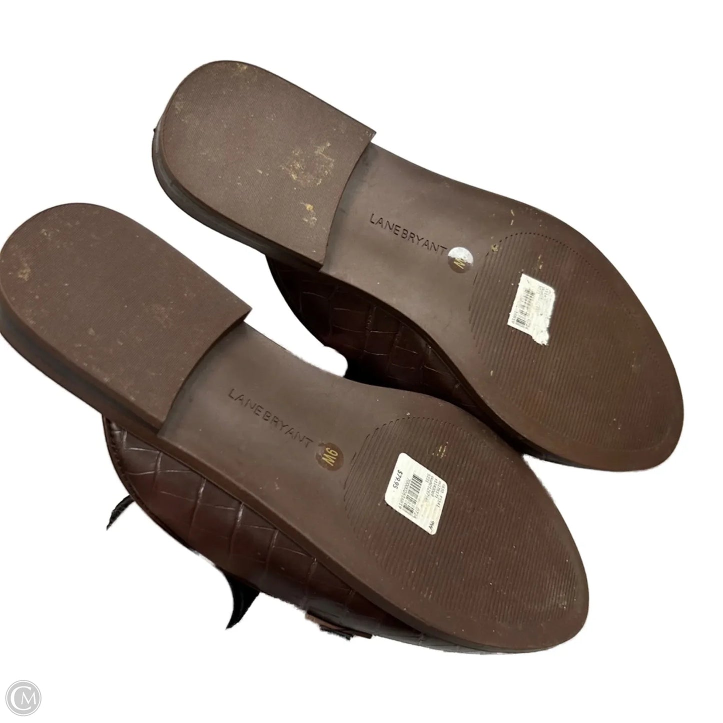 Shoes Flats By Lane Bryant In Brown, Size: 9