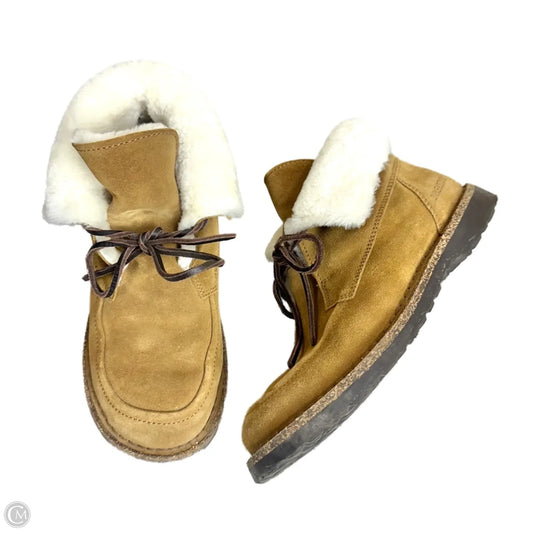 Boots Ankle Flats By Birkenstock In Brown, Size: 6