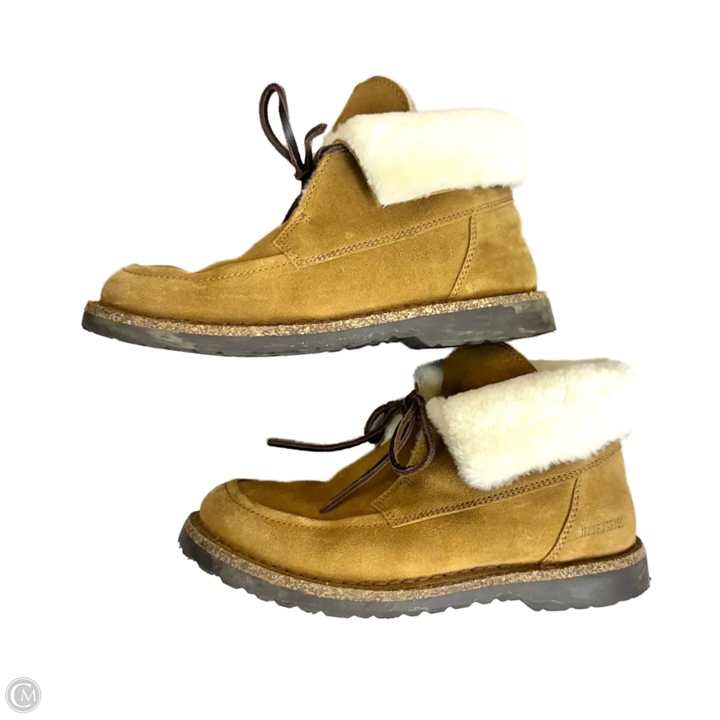 Boots Ankle Flats By Birkenstock In Brown, Size: 6