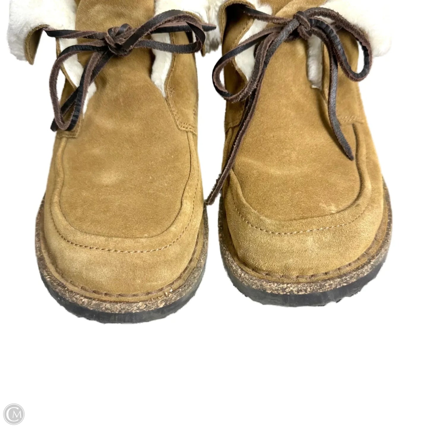 Boots Ankle Flats By Birkenstock In Brown, Size: 6