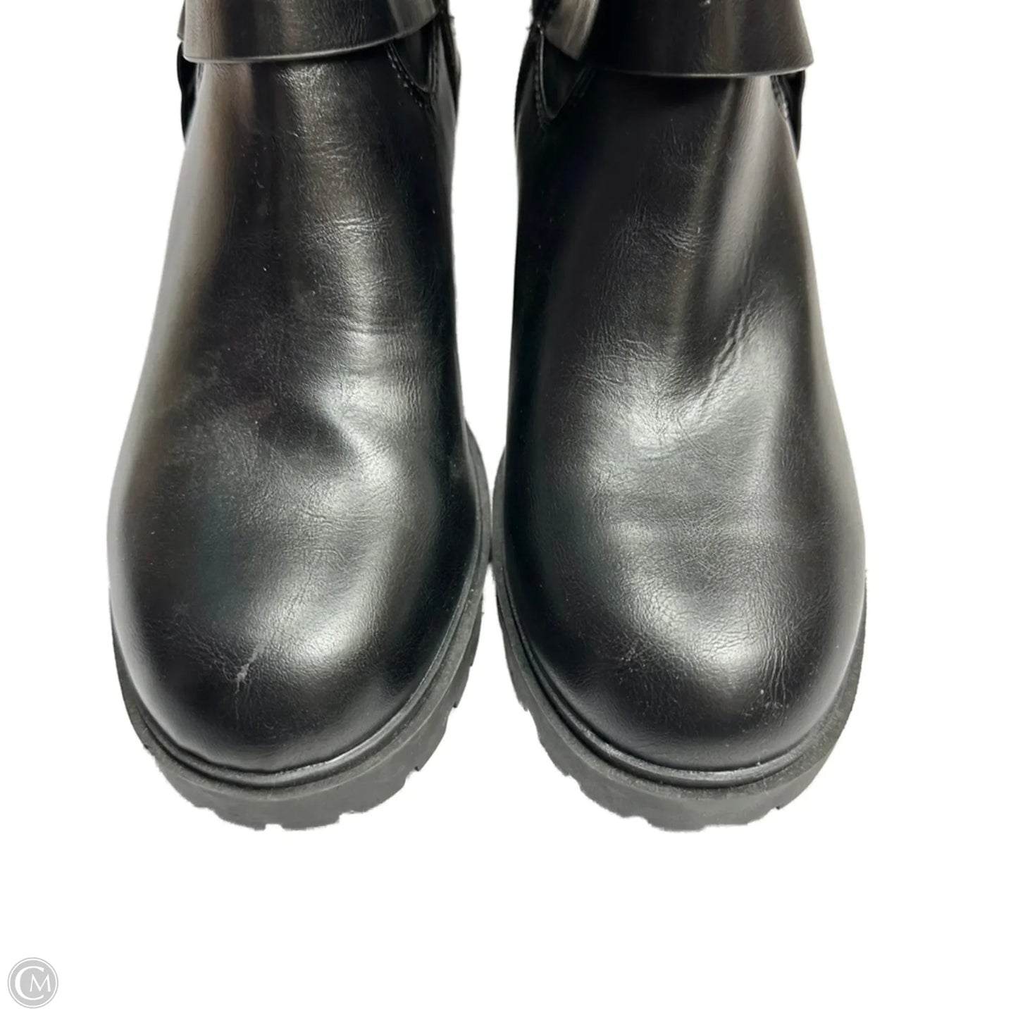 Boots Ankle Heels By Universal Thread In Black, Size: 10