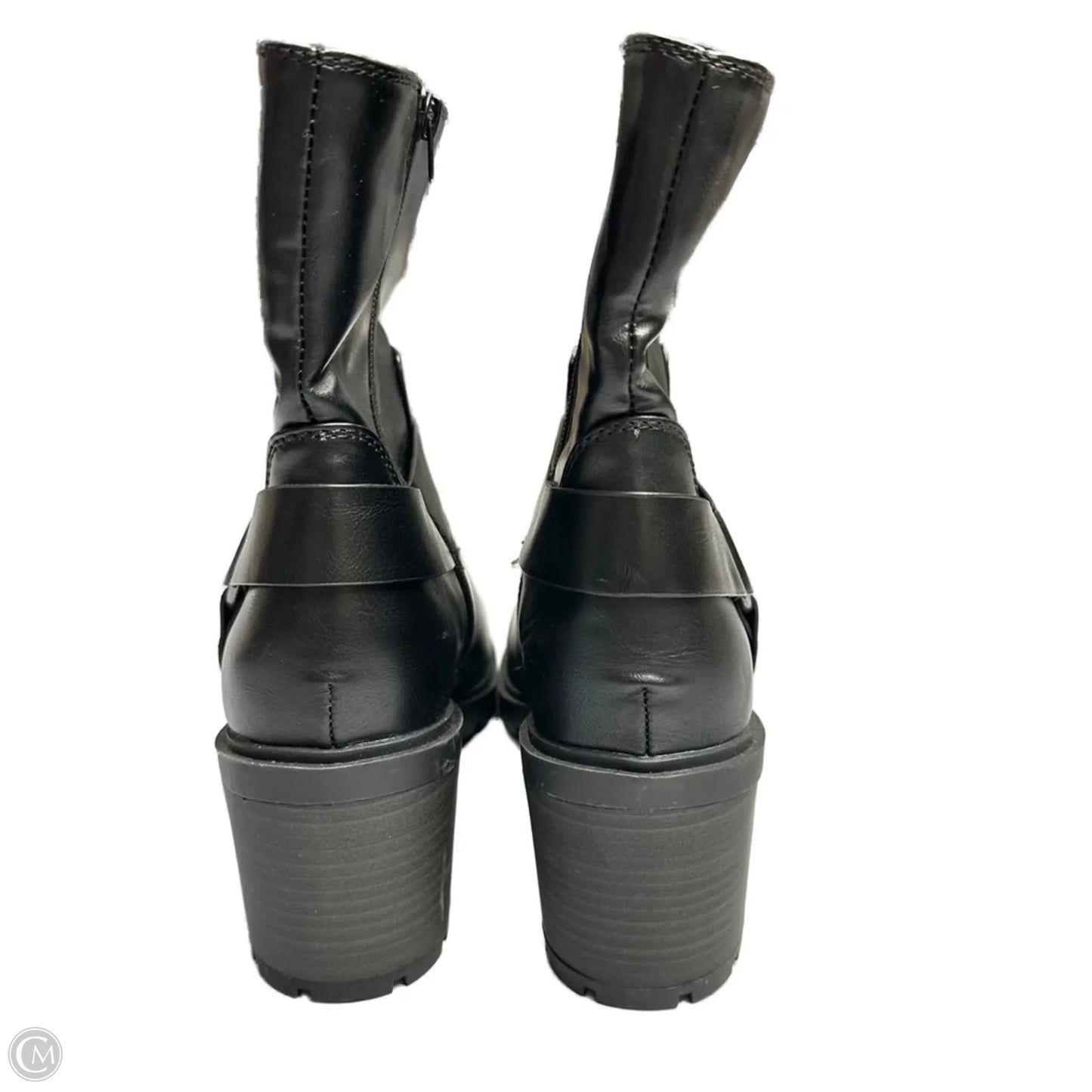 Boots Ankle Heels By Universal Thread In Black, Size: 10