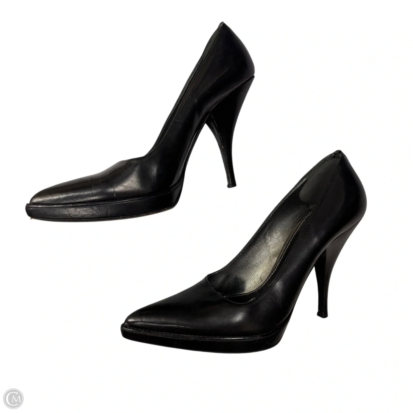 Shoes Luxury Designer By Prada In Black, Size: 7