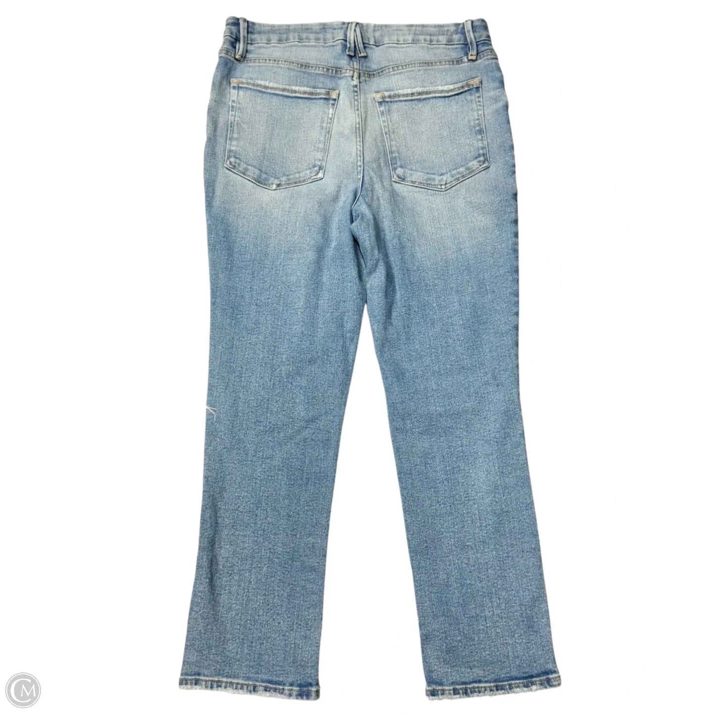 Jeans Straight By Good American In Blue, Size: 12