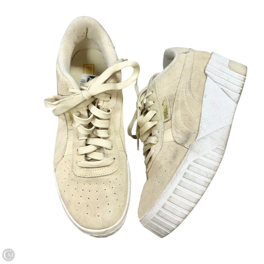 Shoes Sneakers By Puma In Cream, Size: 10
