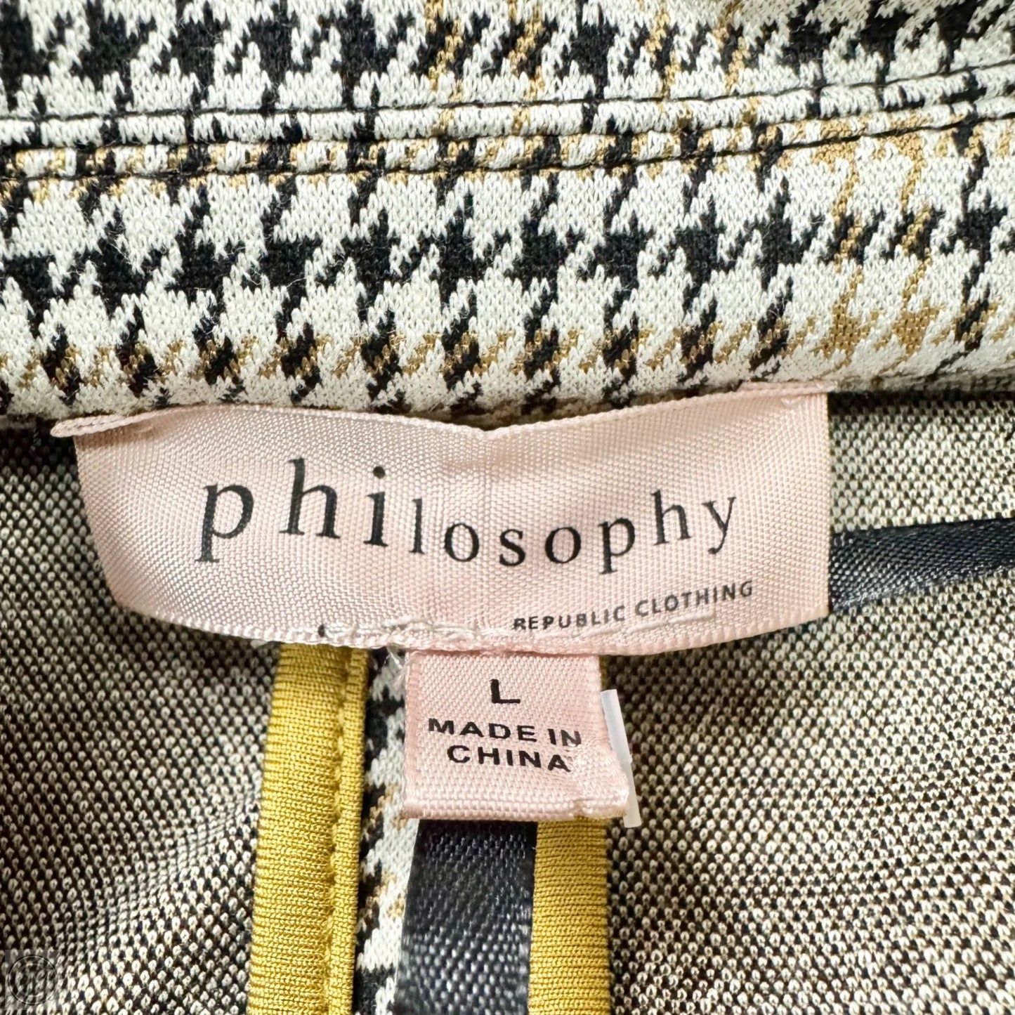 Blazer By Philosophy In Tan, Size: L