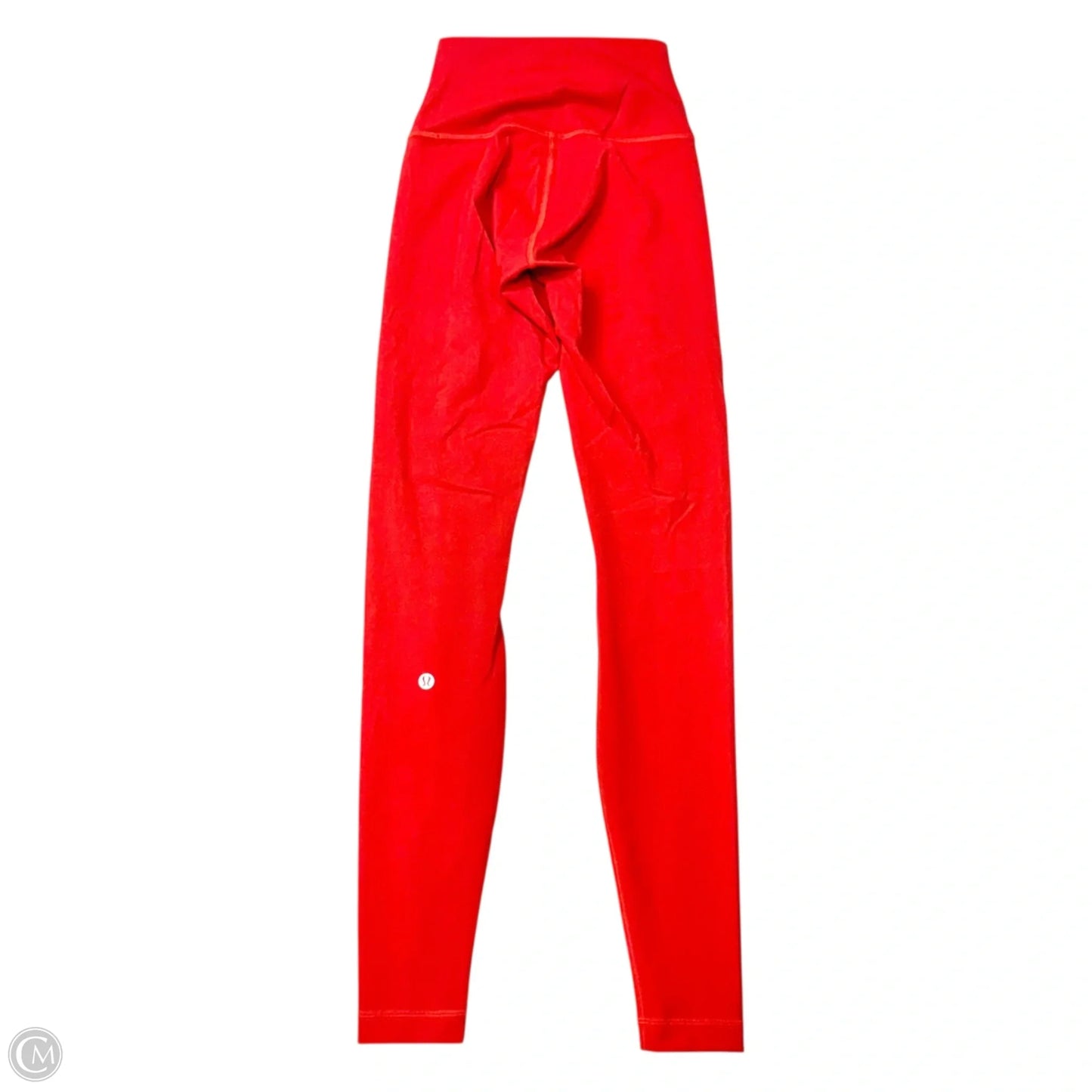 Athletic Leggings By Lululemon In Red, Size: Xs