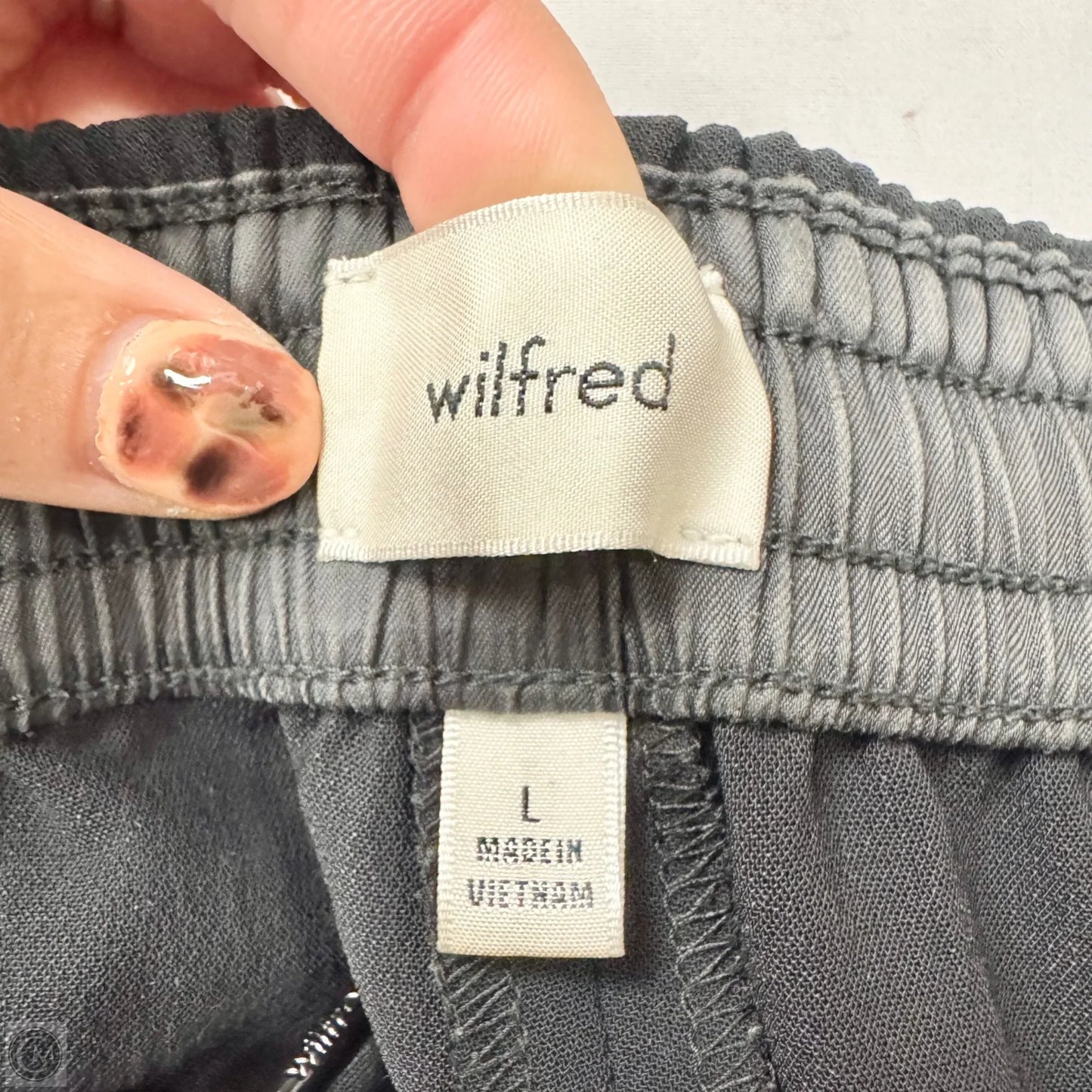 Pants Wide Leg By Wilfred In Black, Size: L
