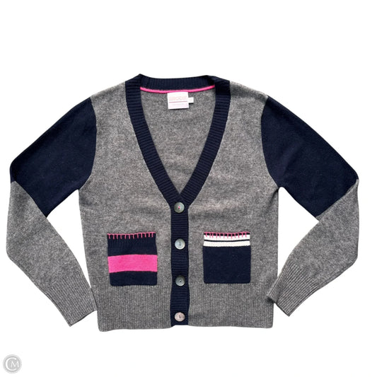 Sweater Cardigan Cashmere By Brodie In Grey, Size: Xs