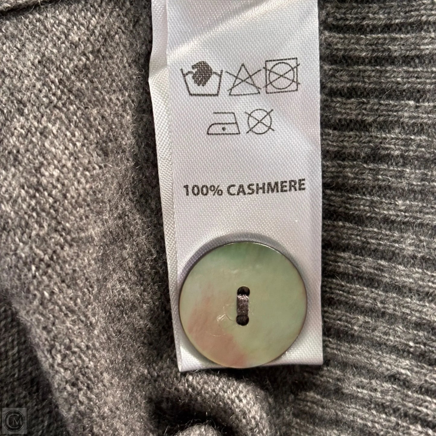 Sweater Cardigan Cashmere By Brodie In Grey, Size: Xs