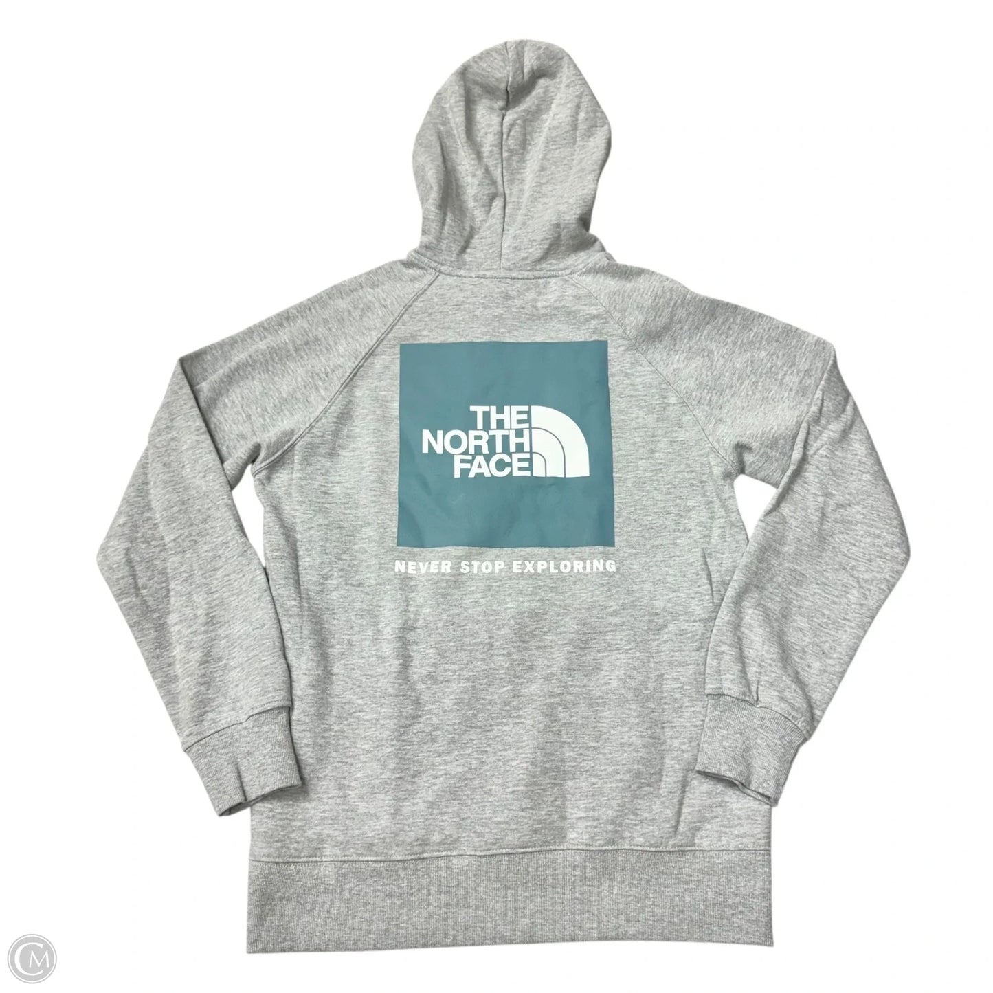 Sweatshirt Hoodie By The North Face In Grey, Size: M