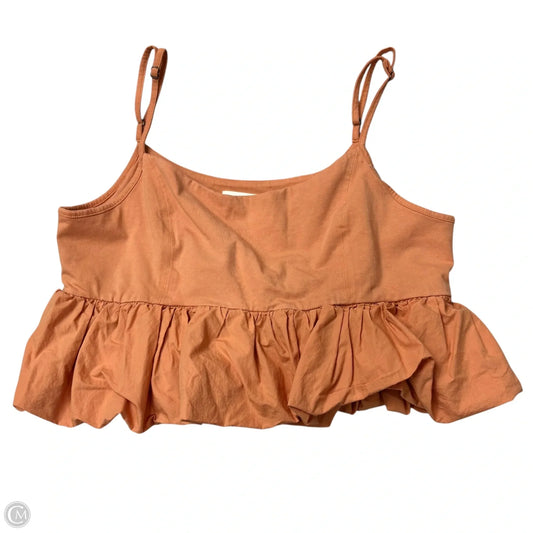Tank Top By Maeve In Orange, Size: Lp