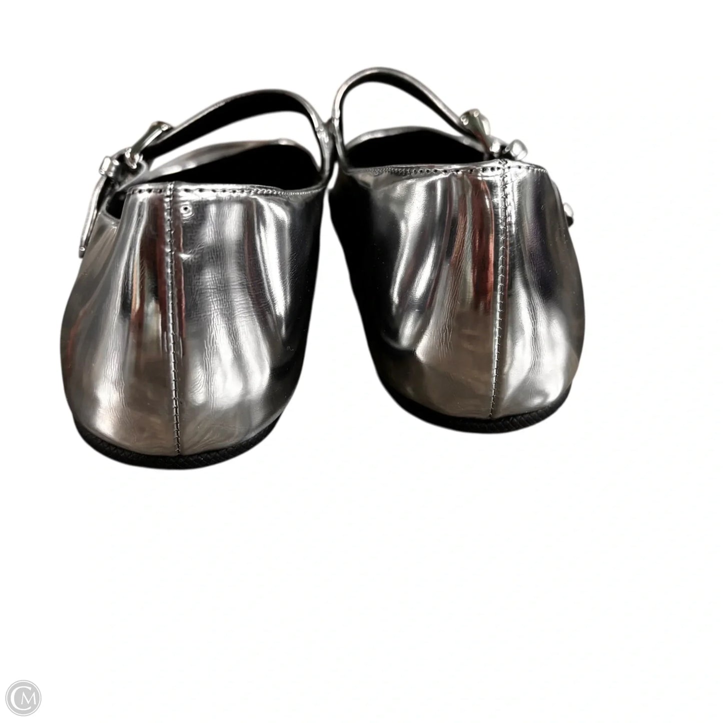 Shoes Flats By Aerosoles In Silver, Size: 7.5