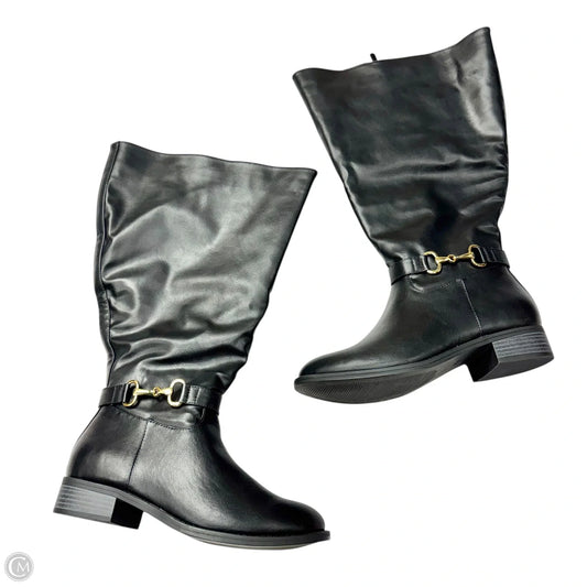 Boots Knee Flats By Torrid In Black, Size: 8.5