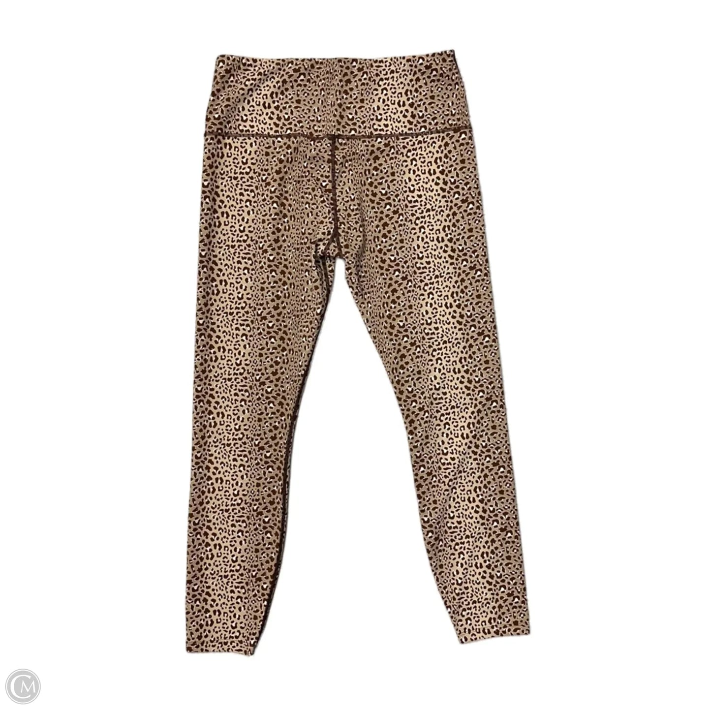 Athletic Leggings By Varley In Leopard Print, Size: L