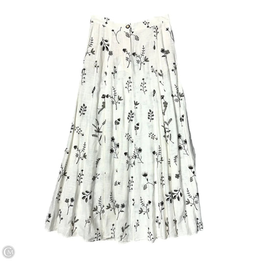 Skirt Maxi By Zara In White, Size: M