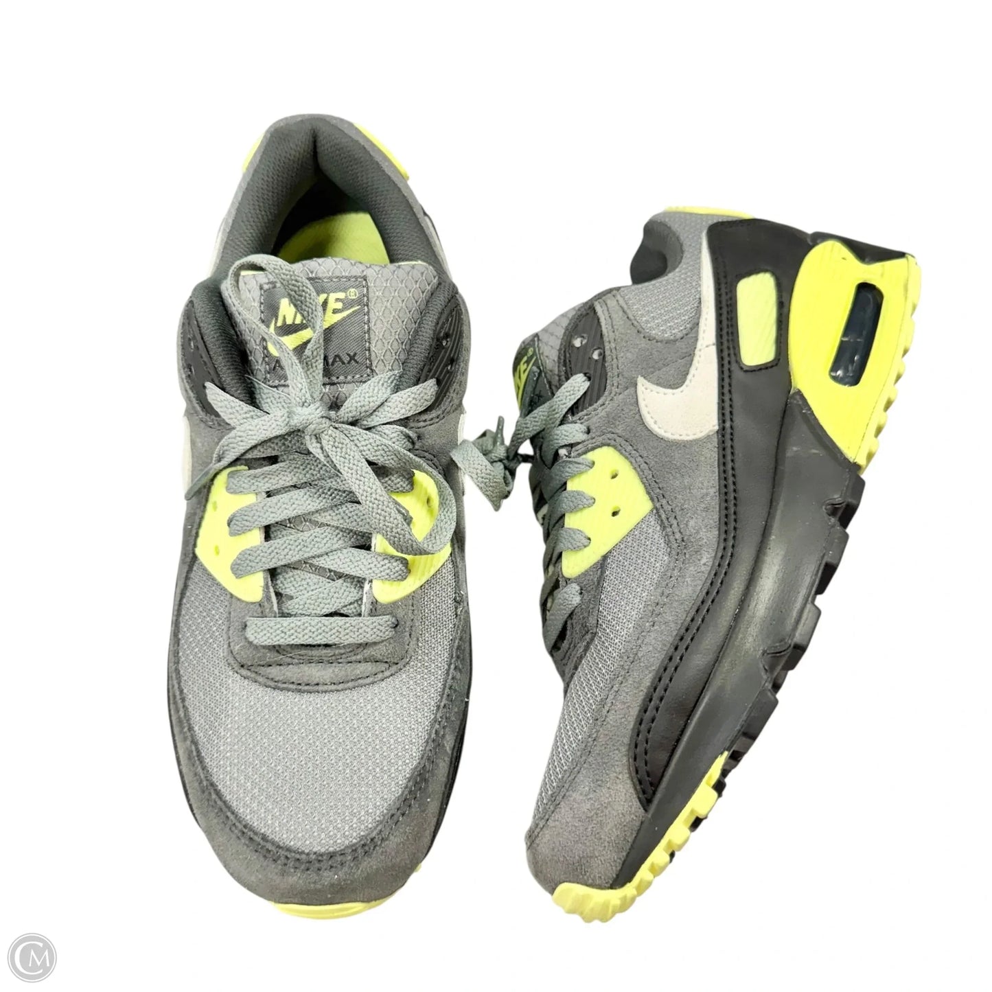 Shoes Sneakers By Nike In Black & Green, Size: 10