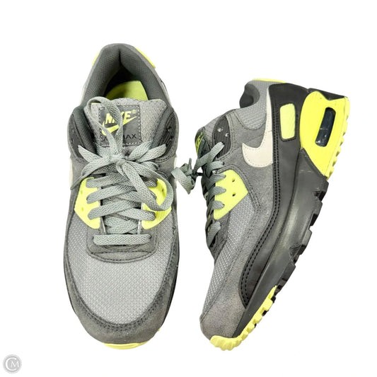 Shoes Sneakers By Nike In Black & Green, Size: 10