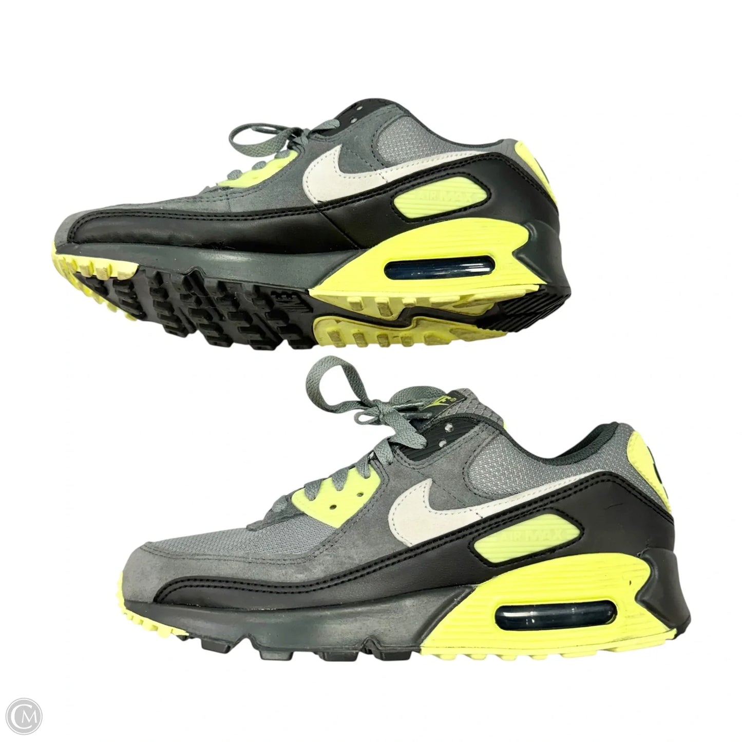 Shoes Sneakers By Nike In Black & Green, Size: 10
