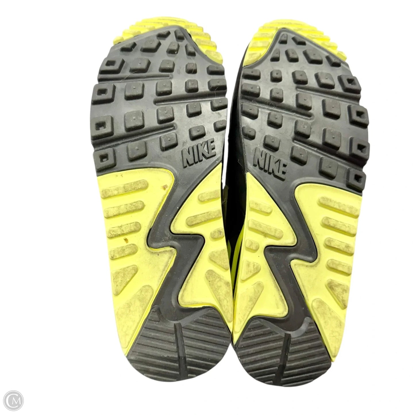 Shoes Sneakers By Nike In Black & Green, Size: 10