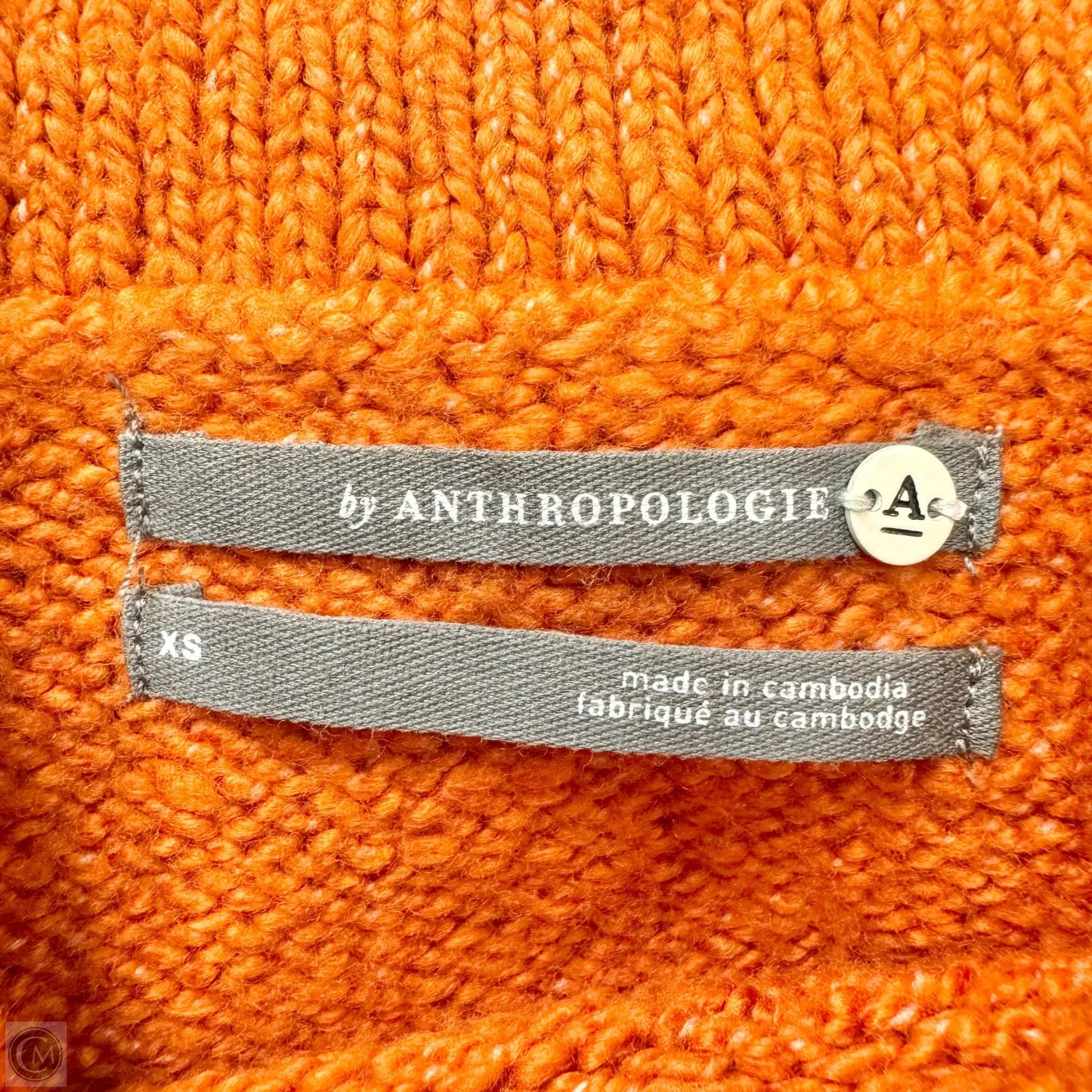 Sweater By Anthropologie In Orange, Size: Xs