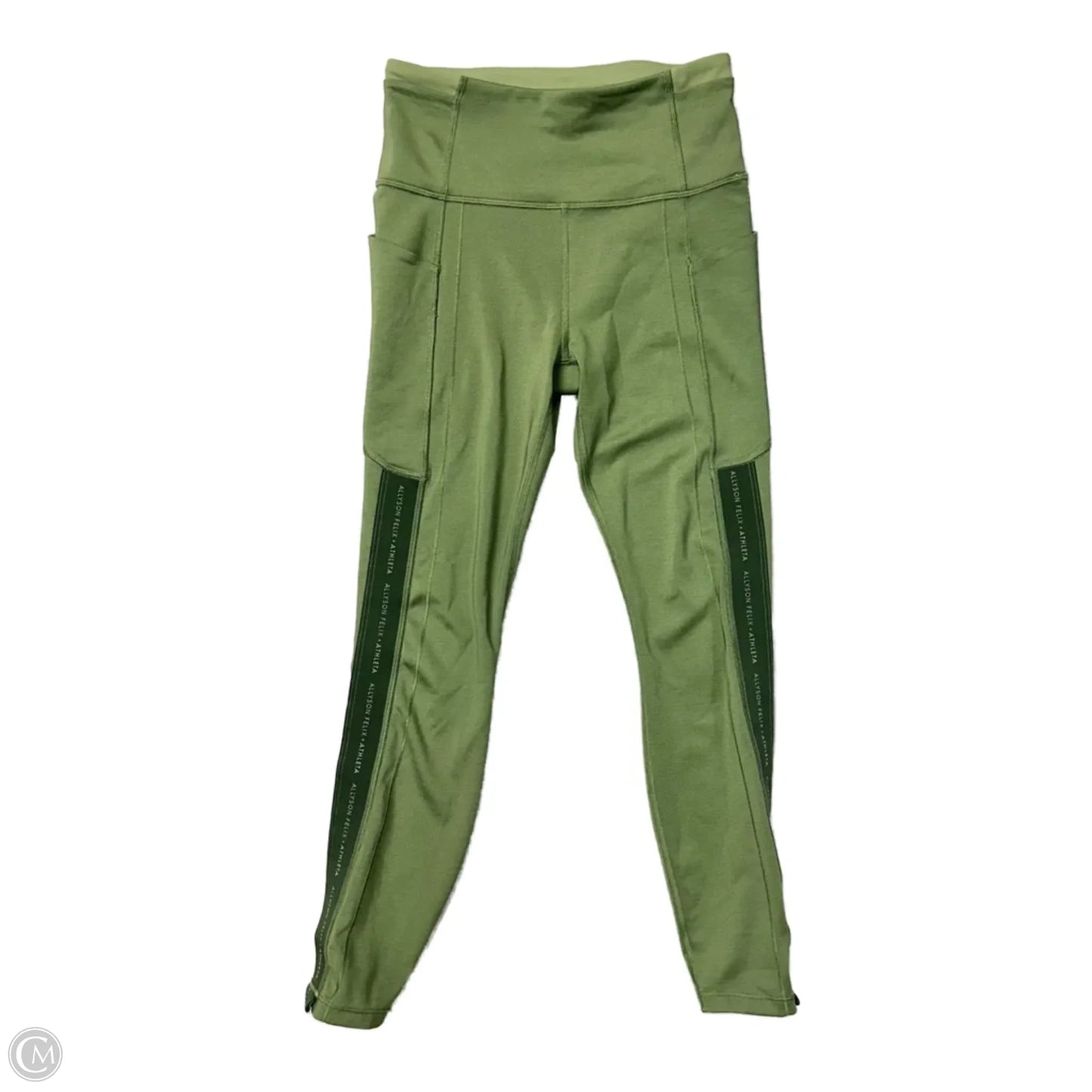 Athletic Leggings By Athleta In Green, Size: Xs