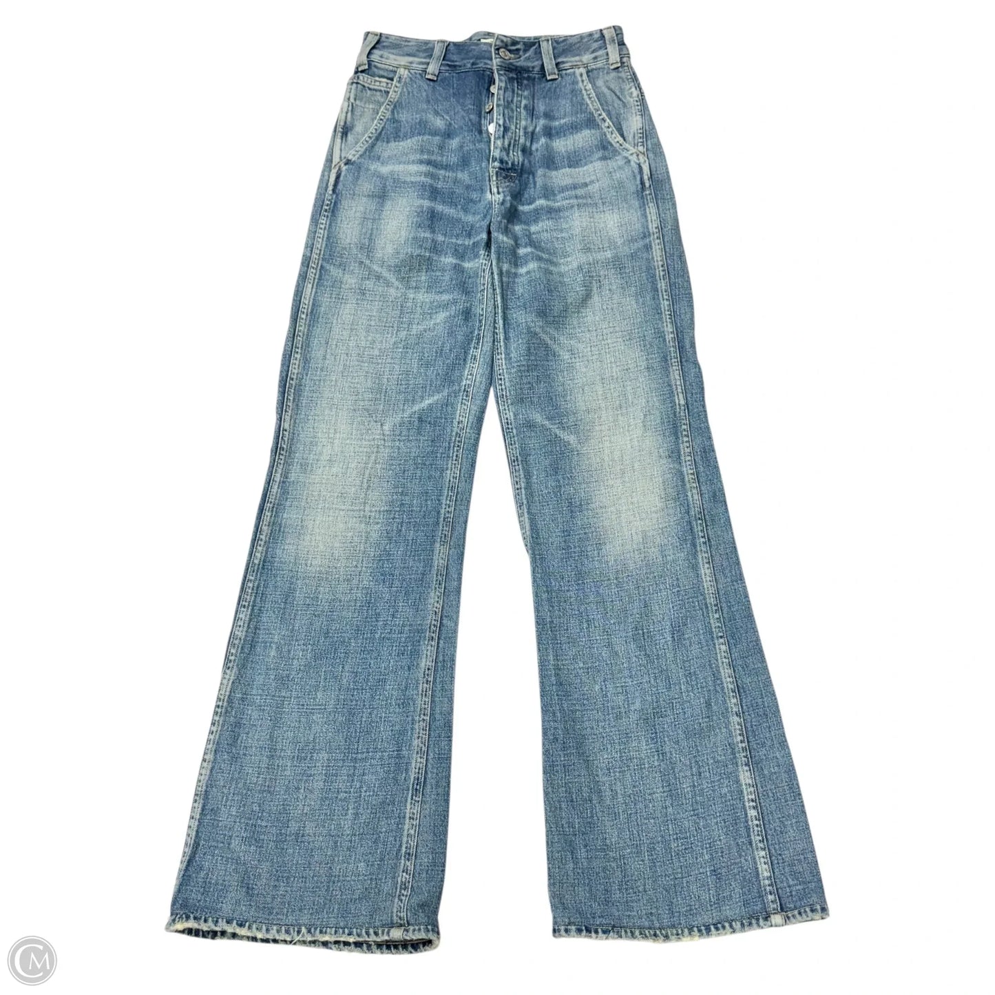 Jeans Flared By Citizens Of Humanity In Blue Denim, Size: 2
