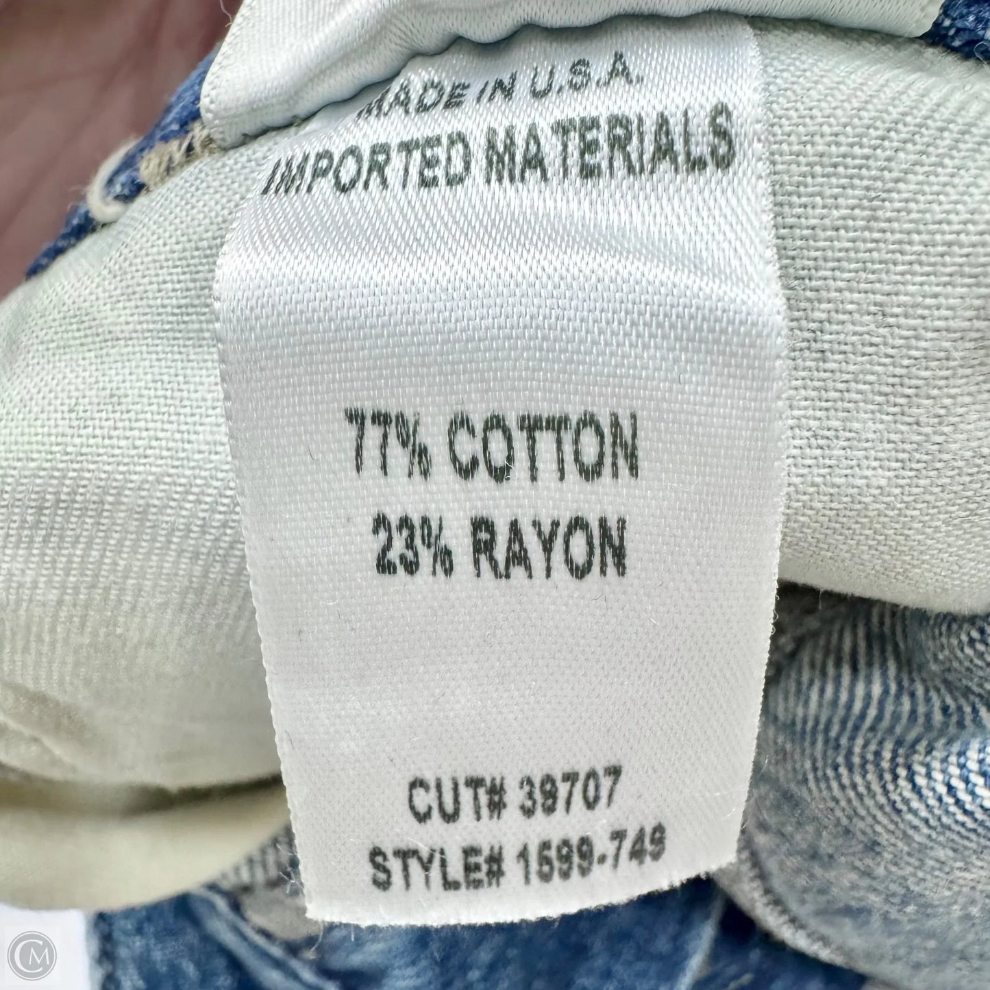 Jeans Flared By Citizens Of Humanity In Blue Denim, Size: 2