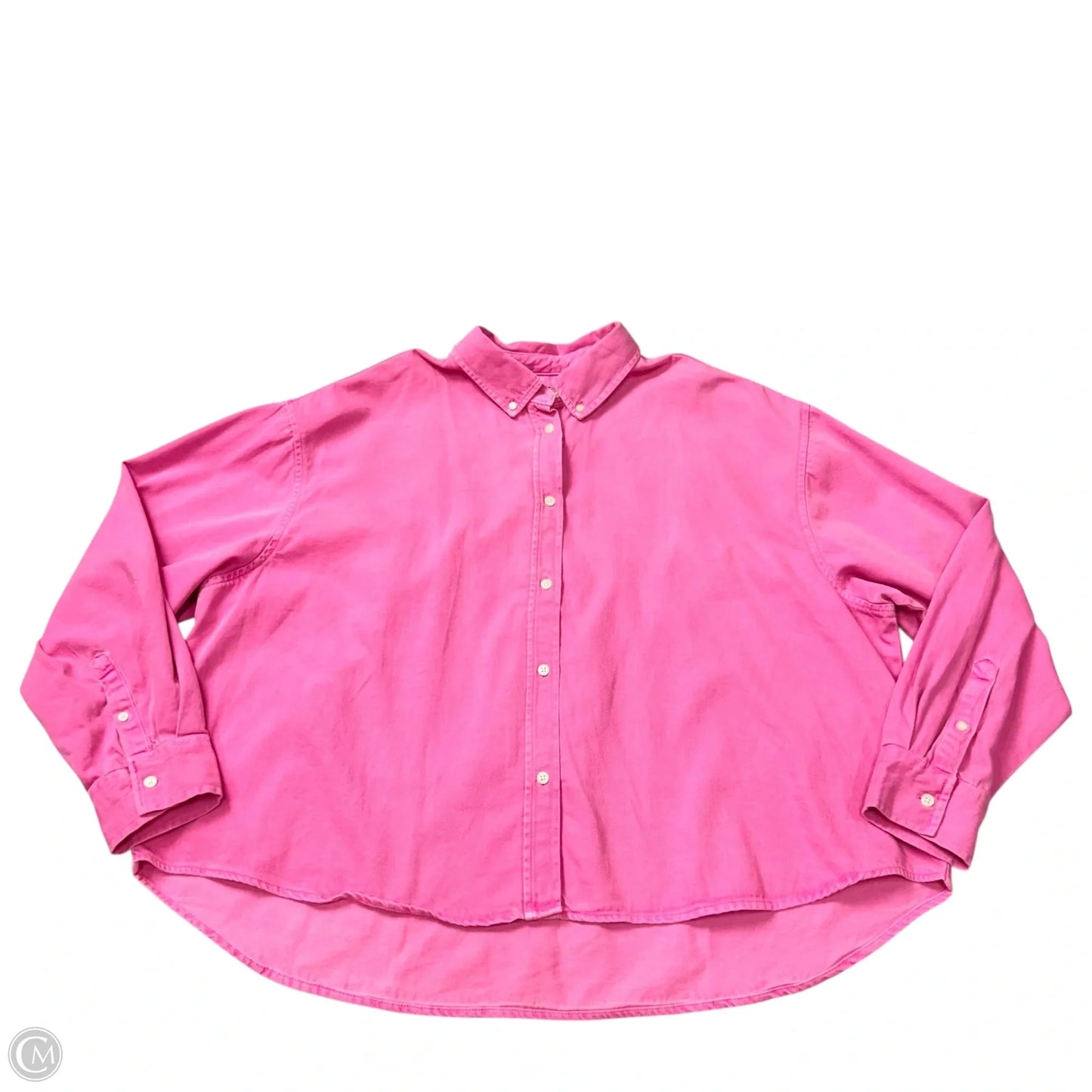Top Long Sleeve By Gap In Pink, Size: XlT