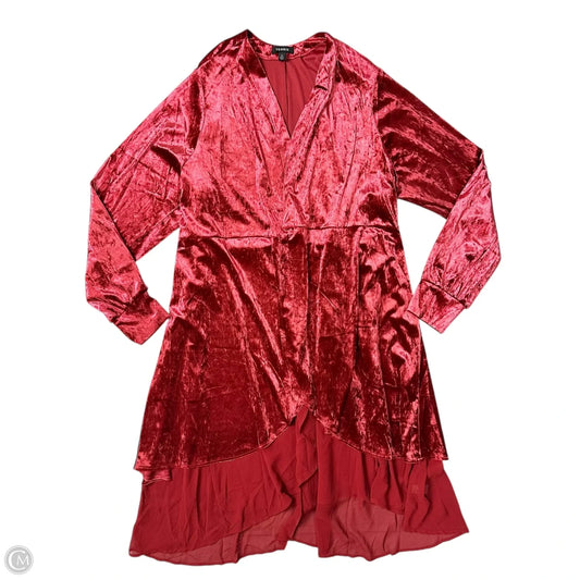 Cardigan By Torrid In Red, Size: 2x