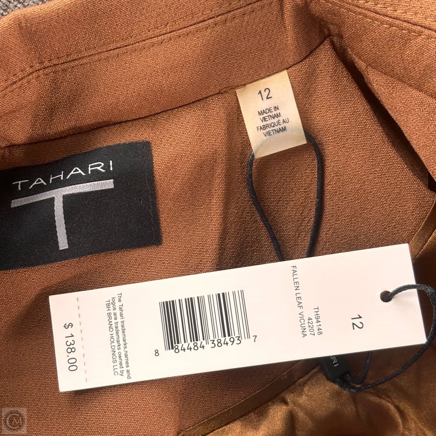 Blazer By Tahari In Brown, Size: M