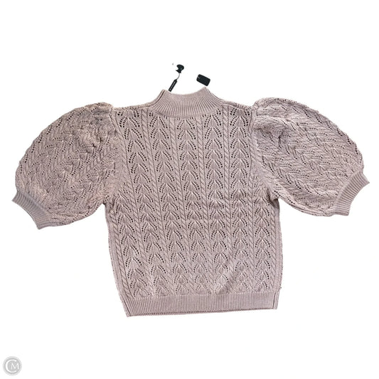 Sweater Short Sleeve By Elie Tahari In Purple, Size: M