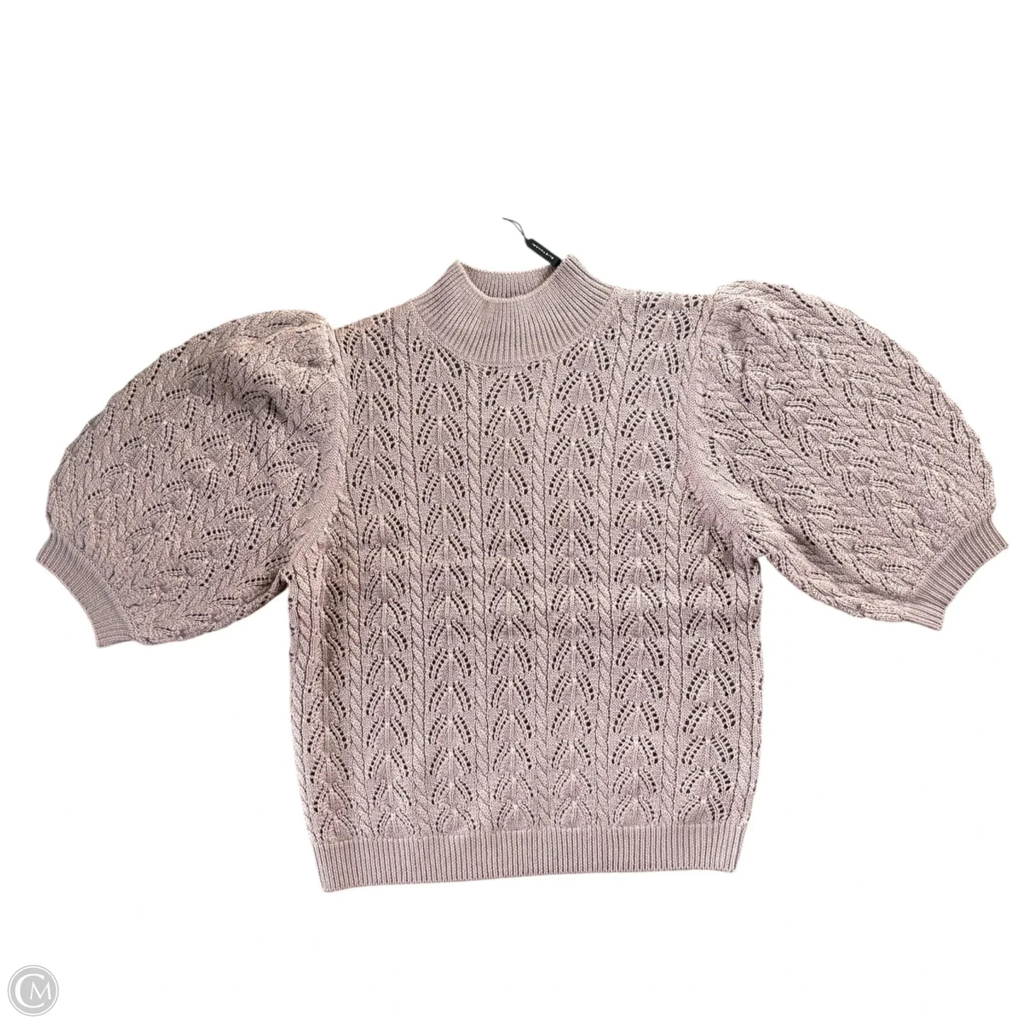 Sweater Short Sleeve By Elie Tahari In Purple, Size: M