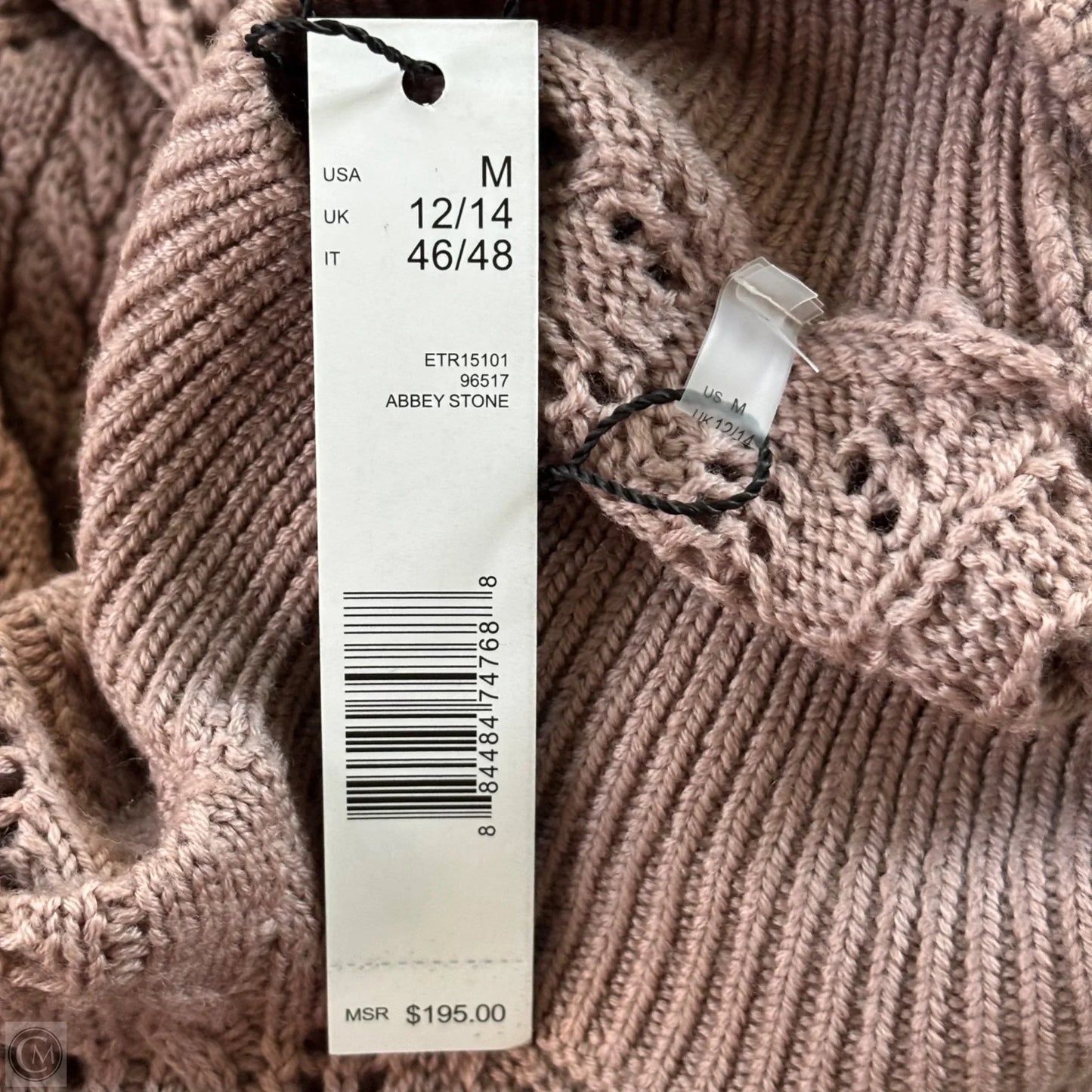 Sweater Short Sleeve By Elie Tahari In Purple, Size: M