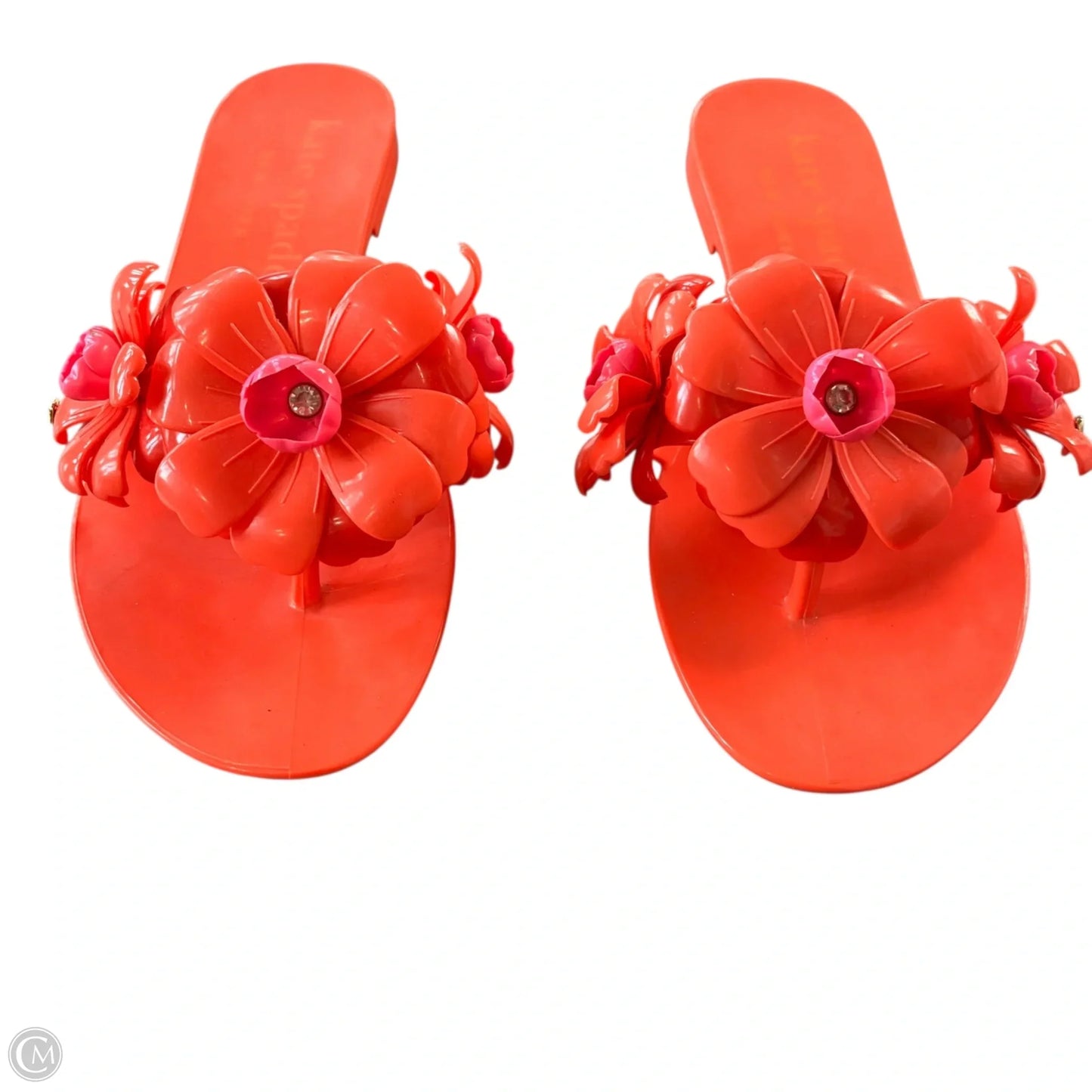 Sandals Designer By Kate Spade In Orange, Size: 9