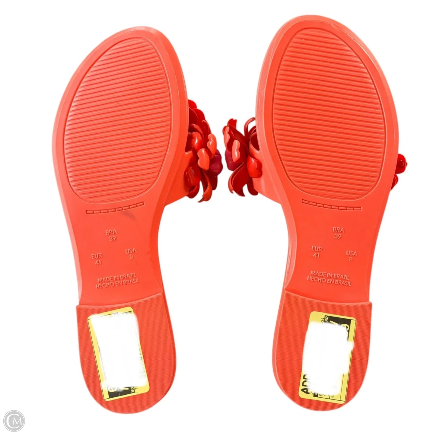 Sandals Designer By Kate Spade In Orange, Size: 9