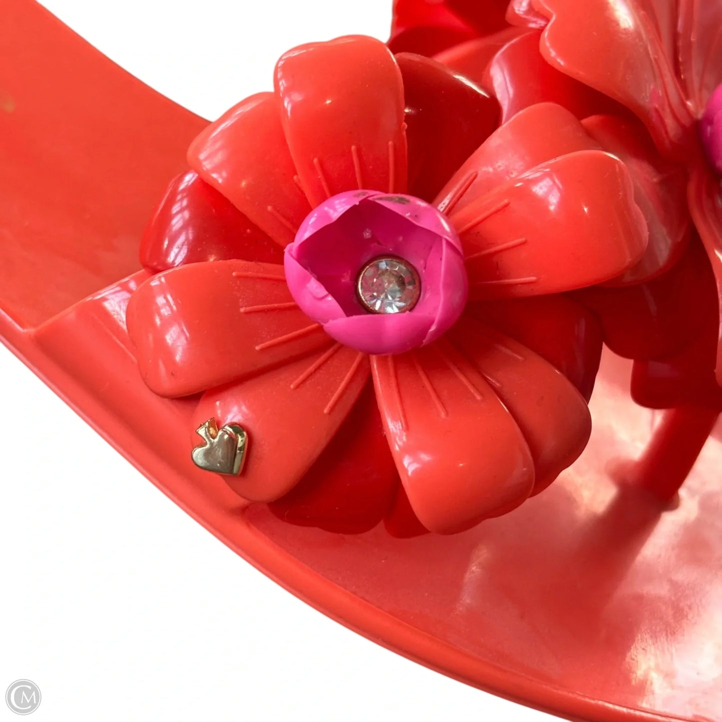 Sandals Designer By Kate Spade In Orange, Size: 9