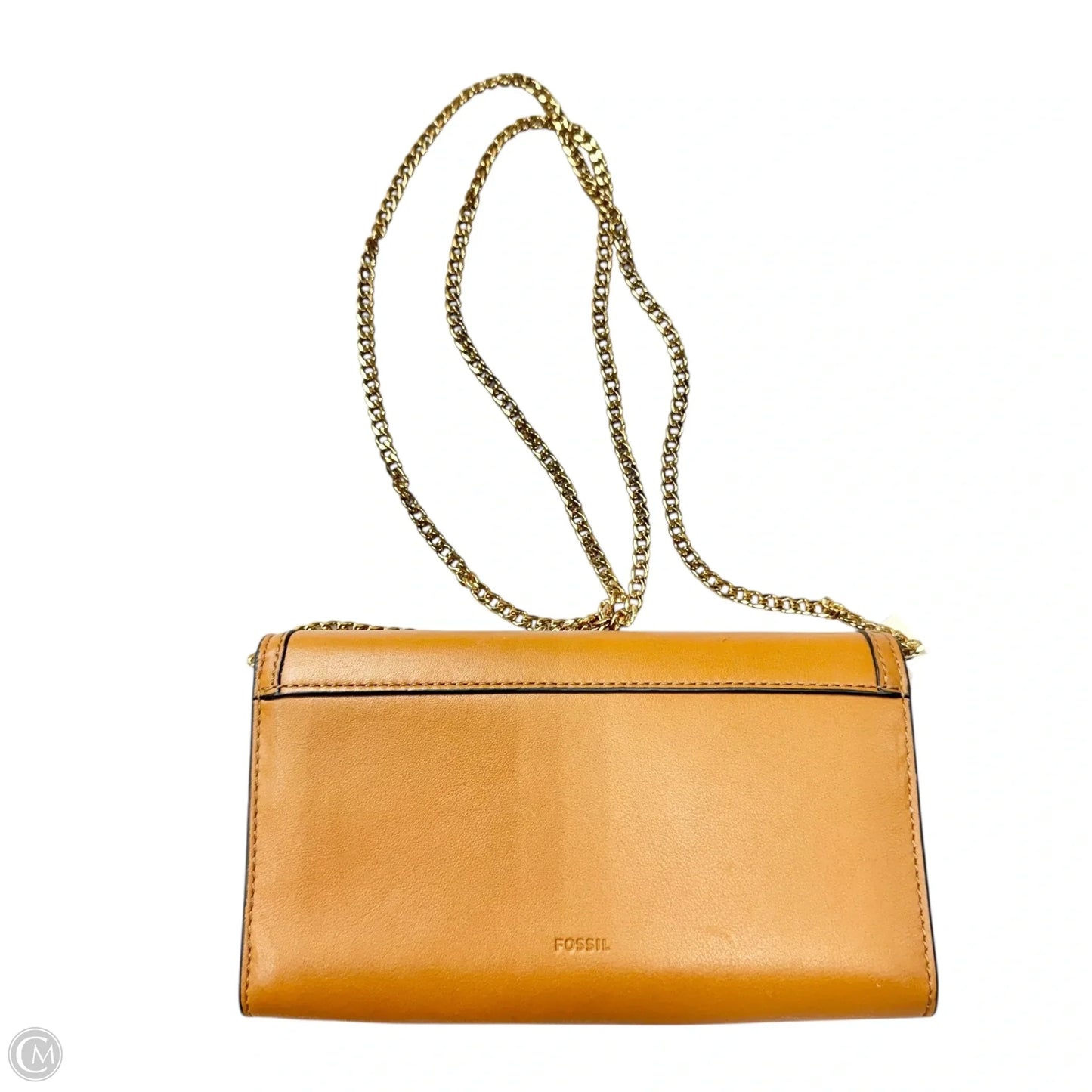 Crossbody Leather By Fossil, Size: Small