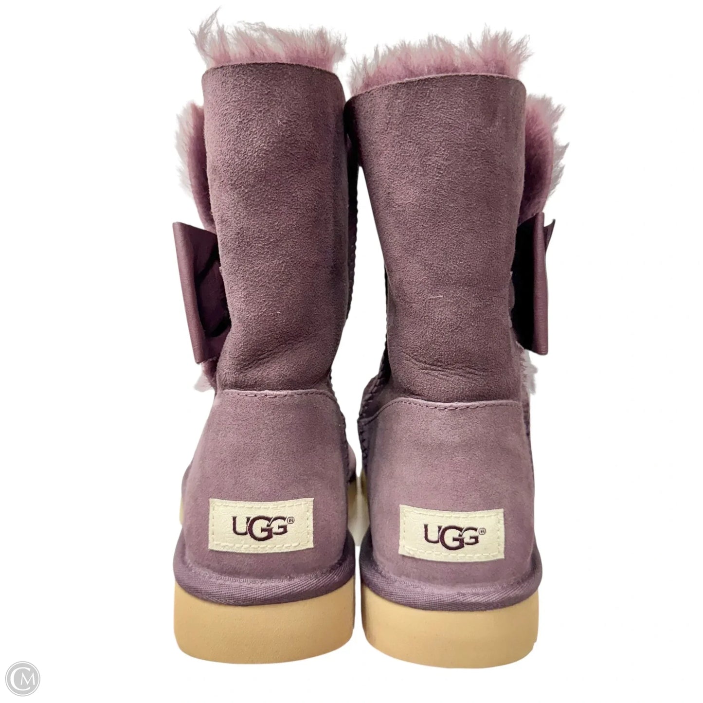 Boots Designer By Ugg In Purple, Size: 9