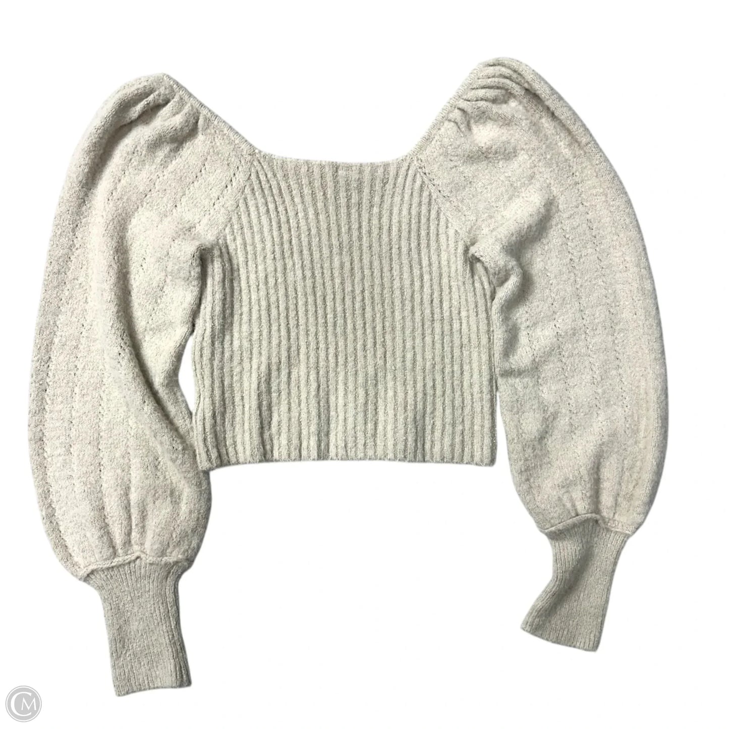 Sweater By Free People In Cream, Size: Xl