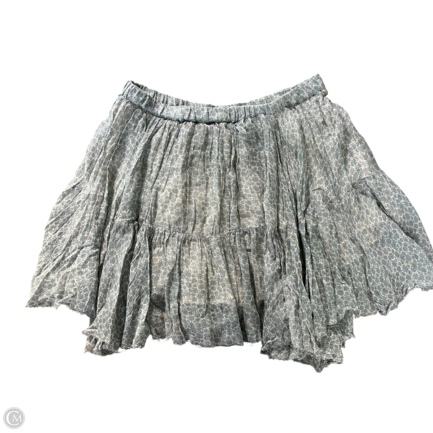 Skirt Mini & Short By Free People In Blue, Size: Xl