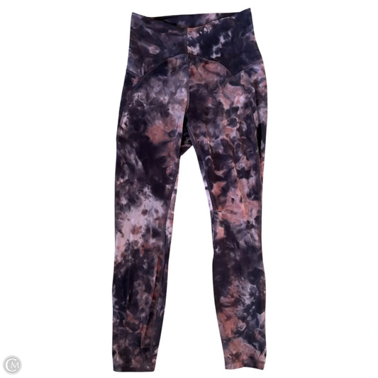 Athletic Leggings By Lululemon In Black & Brown, Size: S