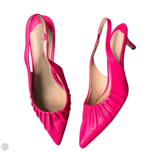 Shoes Heels Kitten By Ralph Lauren In Pink, Size: 9.5