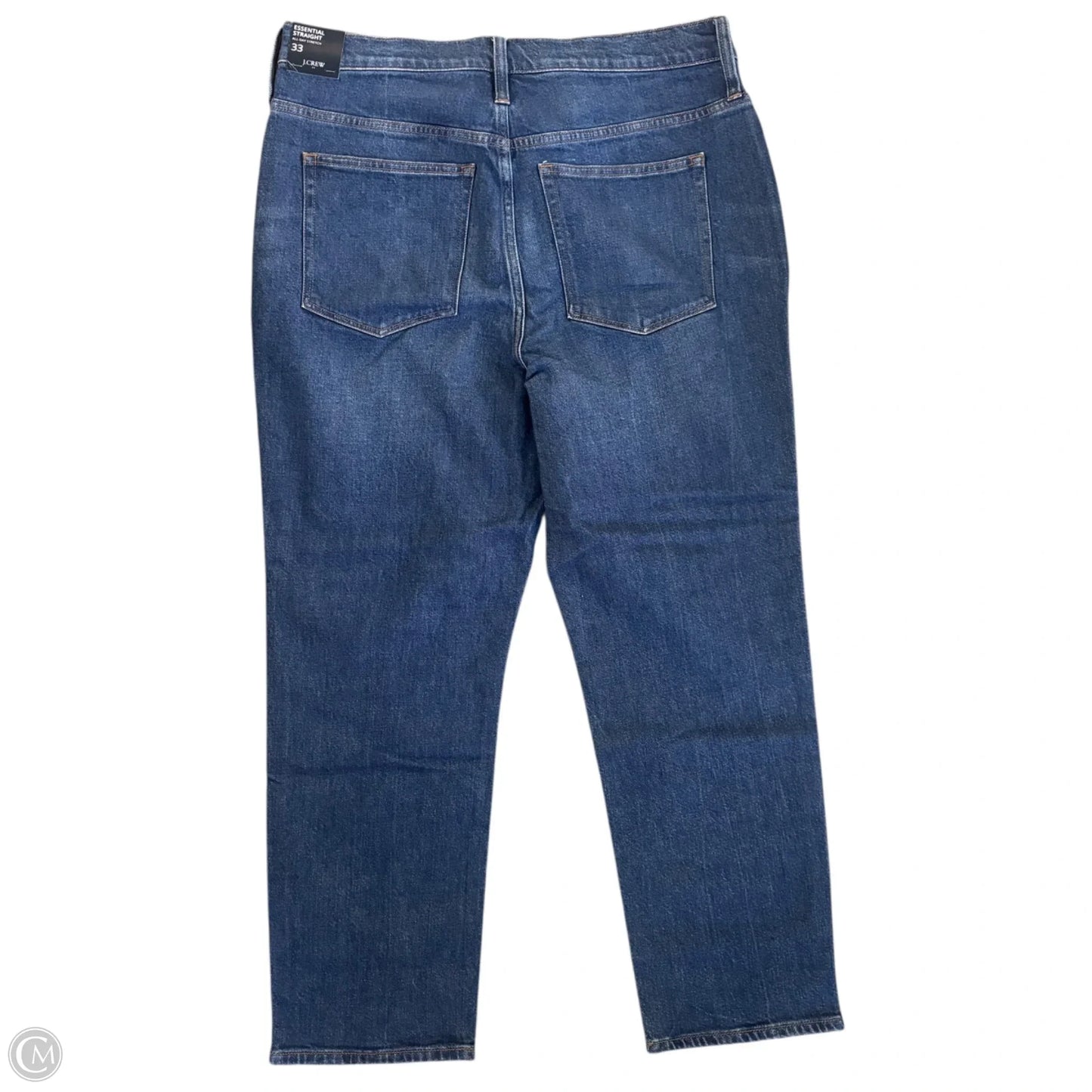 Jeans Straight By J. Crew In Blue Denim, Size: 16