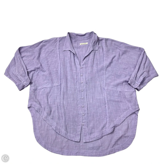 Top Long Sleeve By We The Free In Purple, Size: L