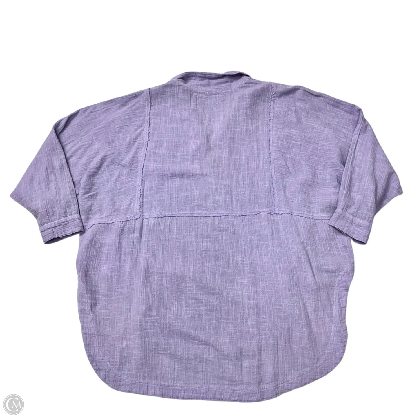 Top Long Sleeve By We The Free In Purple, Size: L