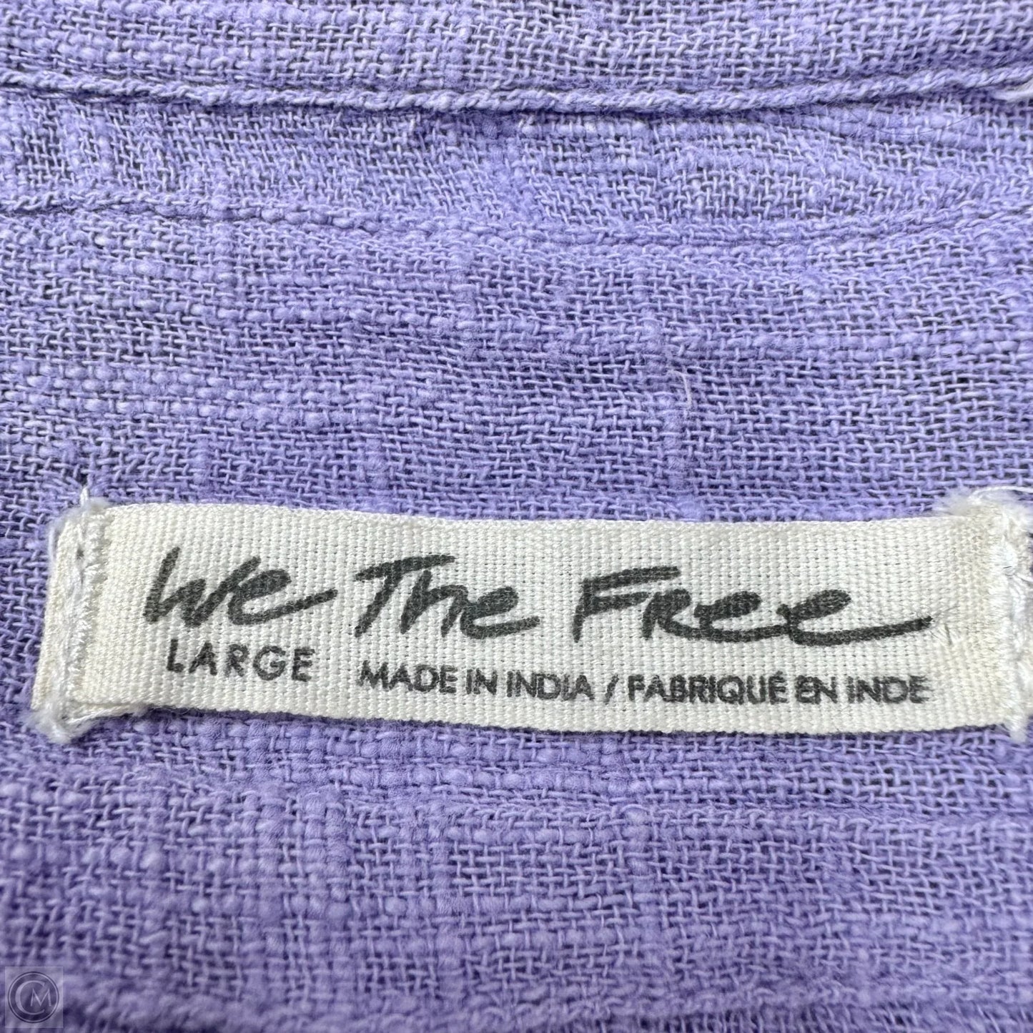 Top Long Sleeve By We The Free In Purple, Size: L